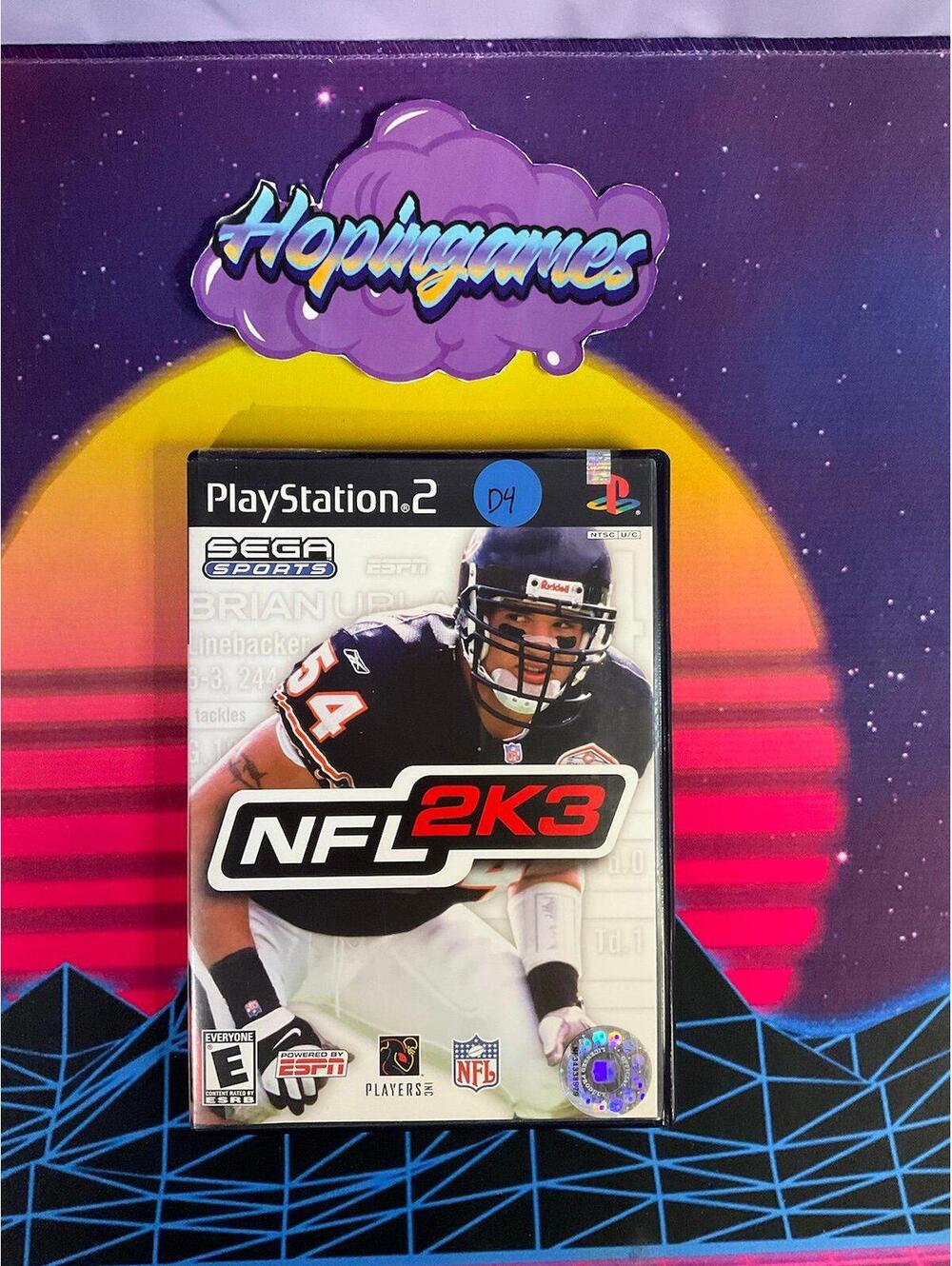 NFL 2K3 (Sony PlayStation 2, 2002) CIB